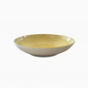 SET 3 PLATO FUSION HONDO RDO 23CM PORC AMARILLO