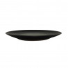 SET 3 PLATO FUSION PRES RDO 28CM PORC NEGRO