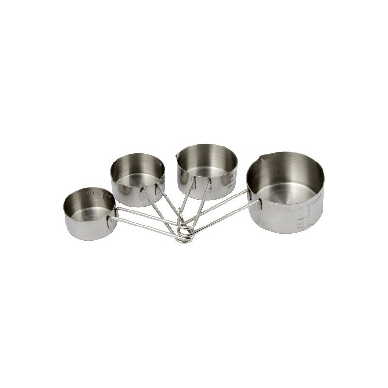 Taza Medidora Inox 60/250Ml Norpro Set 4Pzs