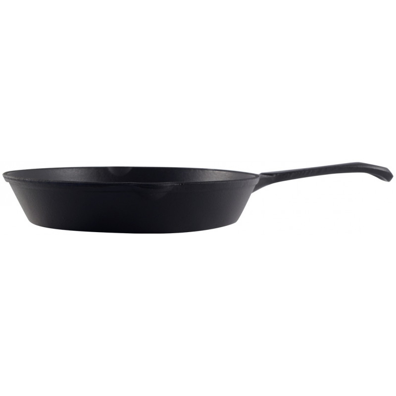 Sarten Ø25X4Cm Fierro Fundido 4Mm Esmalte Negro Big Chef