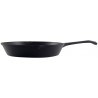 Sarten Ø25X4Cm Fierro Fundido 4Mm Esmalte Negro Big Chef