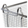 Canasto Freir Malla Gruesa Inox Rect 33X16X15Cm Verde