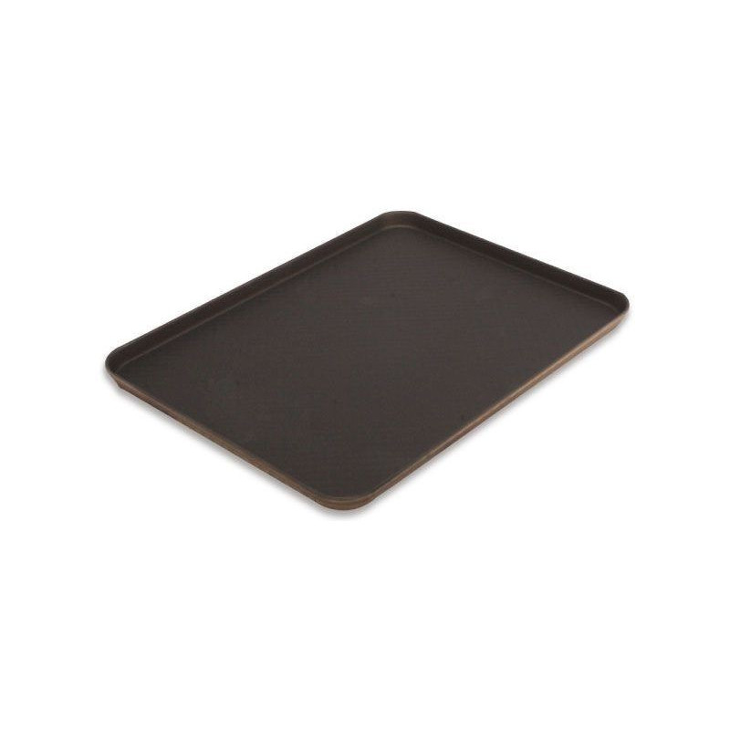 Bandeja horno corrugada aluminio antiadherente 40x30x1.2cm