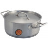 Cacerola Media Acero Inoxidable 5L con Tapa Big Chef