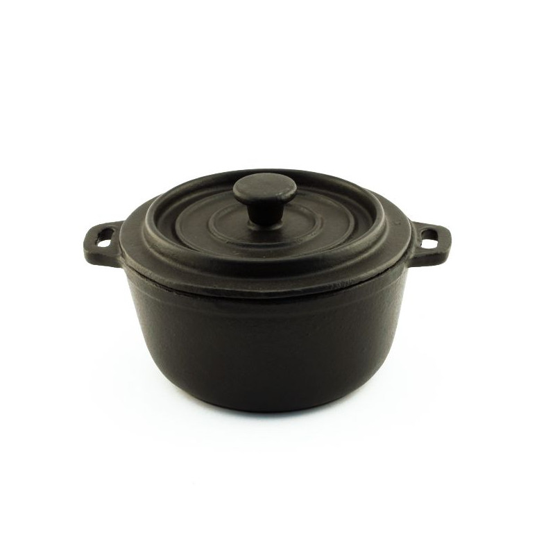 OLLA FIERRO FUNDIDO NEGRO Ø13CM NEGRO