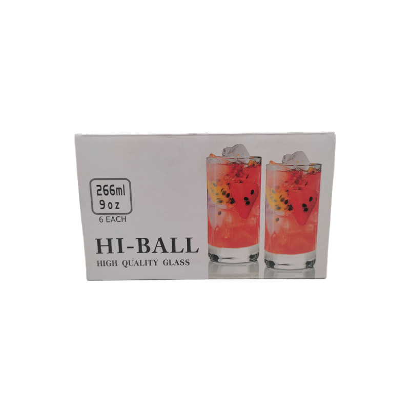 Set 6 Vasos Bebida Lexington 266ml