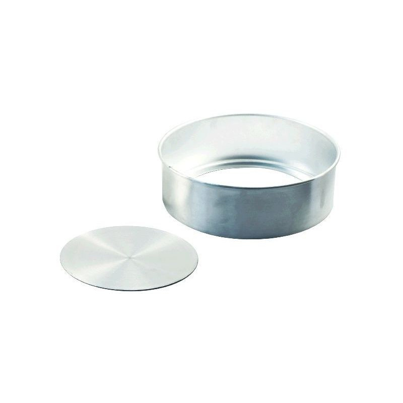 Molde Rdo Desmontable Alum 0.8Mm Ø22X7Cm