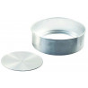 Molde Rdo Desmontable Alum 0.8Mm Ø22X7Cm