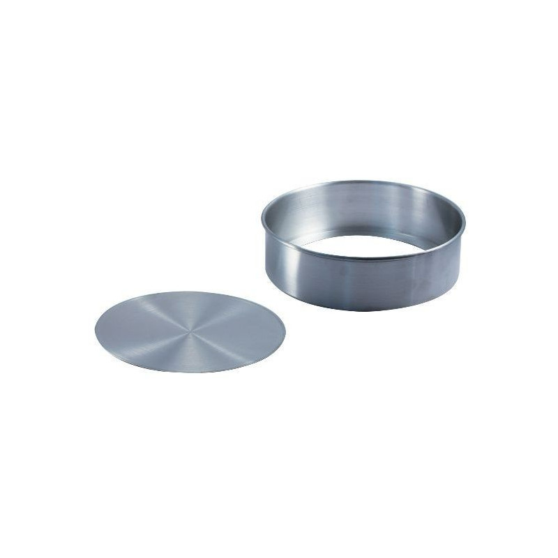 Molde Rdo Desmontable Alum 0.8Mm Ø20X7Cm