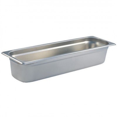 Depósito gastronorm 2/4 10cm acero inoxidable 0.6mm Big Chef