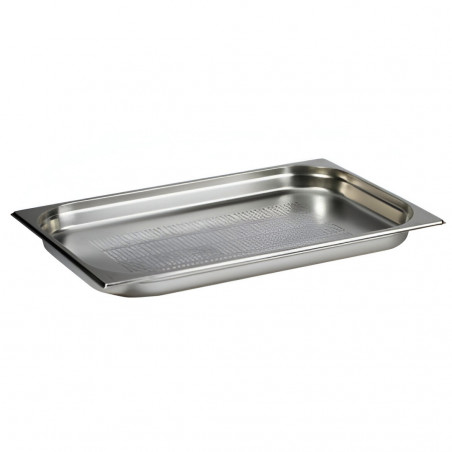 Depósito gastronorm perforado 1/1 2cm acero inoxidable 0.6mm Big Chef