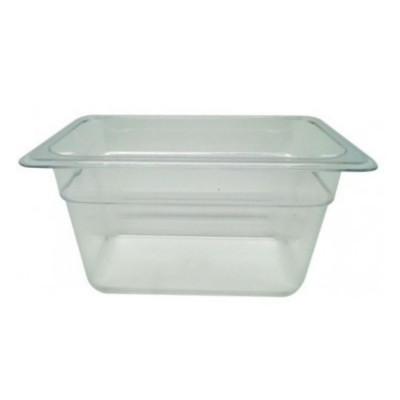 Depósito GN 1/4 15cm Policarbonato Transparente | Gplast