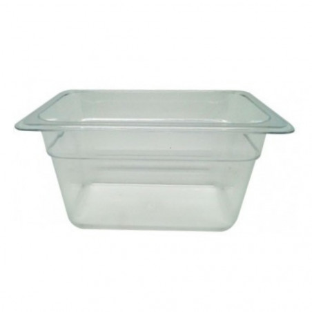 Depósito GN 1/4 15cm Policarbonato Transparente | Gplast