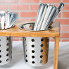 Cilindro Cubiertos Inox Ø9X13Cm Kmw