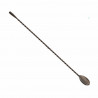 Cuchara de Cocteleria Acero Negro 30cm Barkeeper