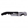 Sacacorcho Dos Tiempos Inox Negro Barkeeper