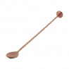 Cuchara de Cocteleria Acero con Baño de Cobre 28cm Barkeeper
