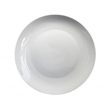 Venta Set 6 Platos Base 26cm Porcelana | Vajilla Coupe | Steward.cl