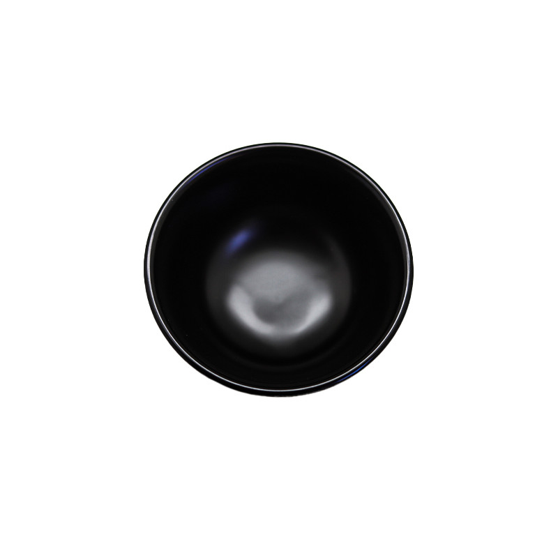 Set bowl 12cm 6 piezas porcelana negra Eclipse
