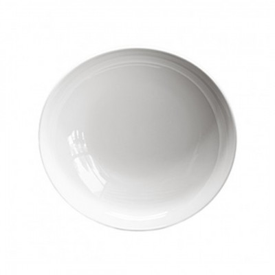 Venta Set 3 Platos Hondo Porcelana 23cm | Vajilla Coupe | Steward.cl