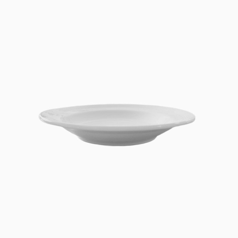 Set plato hondo porcelana 23.5cm 6 piezas Milenia