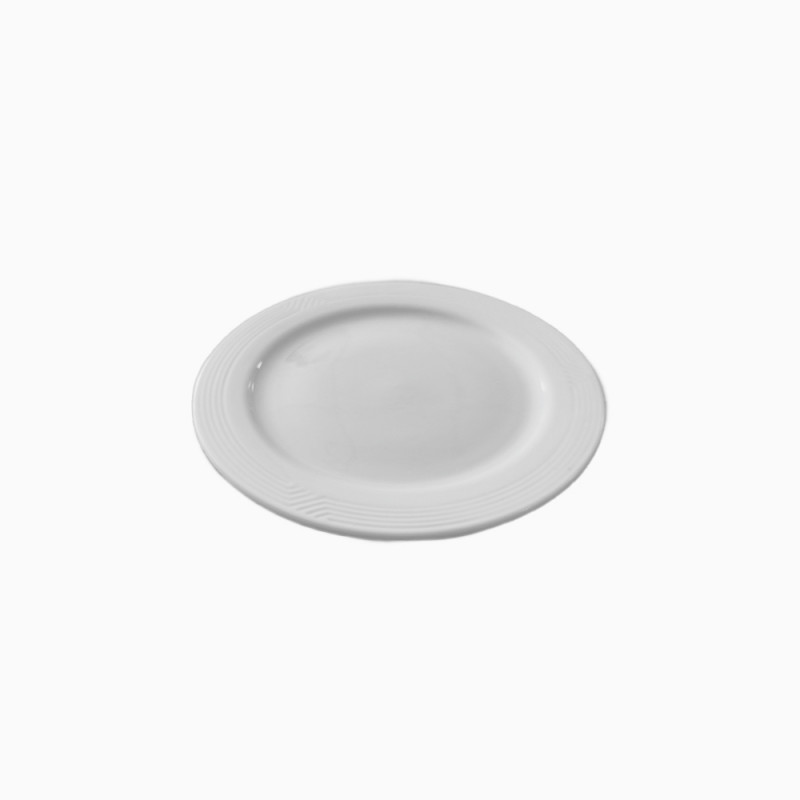 Set plato pan porcelana 16cm 3 piezas Milenia