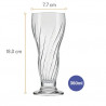 Set copas helado 360ml Clube 12 unidades