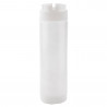 Botella salsa plástica transparente 700ml Tablecraft