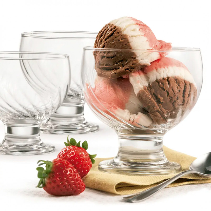 Set copas helado 400ml Clube 12 unidades