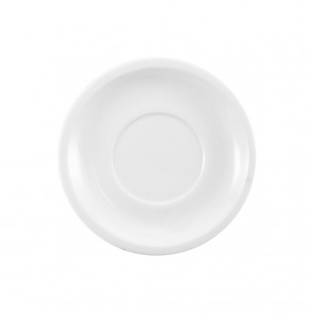 Platillo de Té 14cm Hotel | Set 6 Piezas de Porcelana | Steward.cl