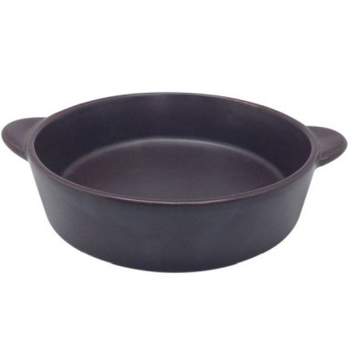 Set paila cerámica café 15.5cm 4 piezas Pottery