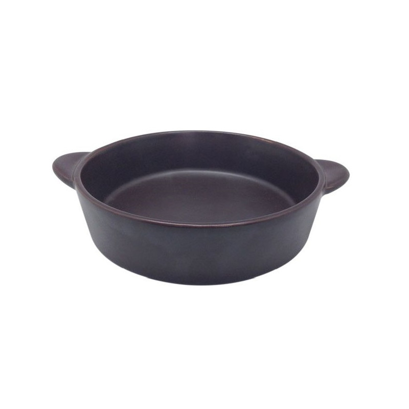 Set paila cerámica café 15.5cm 4 piezas Pottery