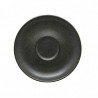 Set 6 plato Té porcelana grafito 14cm Terra