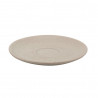 Set 6 plato té porcelana marfil 14cm Terra
