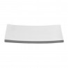 Plato Sushi Rectangular Hotel | Set 6 Piezas de Porcelana | Steward.cl