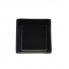 Set pocillo 8cm 6 piezas porcelana negra Eclipse