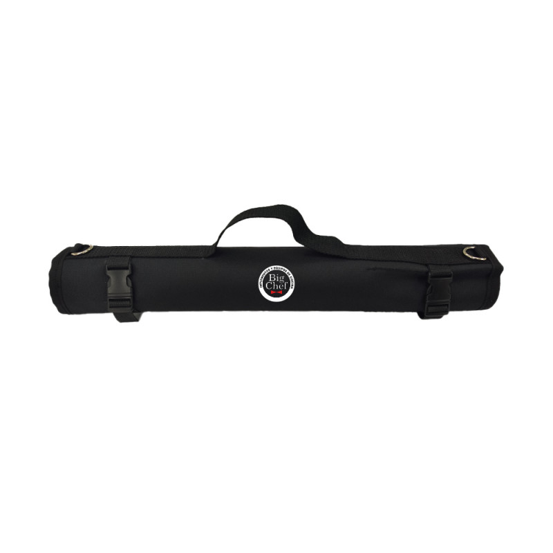 BOLSO CUCHILLOS TELA NEGRO (63X44CM EXTENDIDO) 10 CAVIDADES BIG CHEF