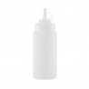 BOTELLA SALSA PLAST TRANSP 470ML/16OZ BOCA ANCHA JD-BSD16-C NSF©