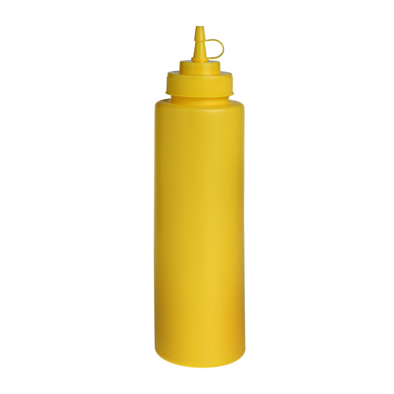 Botella Amarilla Salsa 700ml | Implementos Comida Rápida | Steward.cl