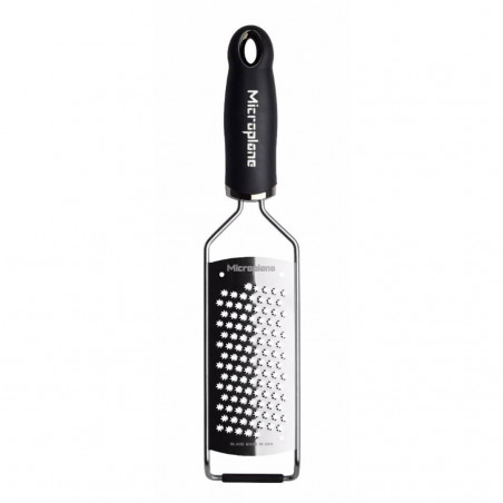 Rallador Estrella Negro Inoxidable (Queso duro, chocolate, canela, coco, ajo, jengibre) MICROPLANE