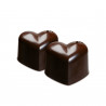 MOLDE BOMBONES CORAZON SILICON CAFE 15 CAVIDADES 30X22X25MM SILIKOMART SCG01