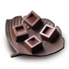 MOLDE BOMBONES CUBO SILICON CAFE 15 CAVIDADES 26X26X18MM SILIKOMART SCG02