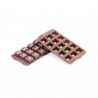 MOLDE BOMBONES CUBO SILICON CAFE 15 CAVIDADES 26X26X18MM SILIKOMART SCG02