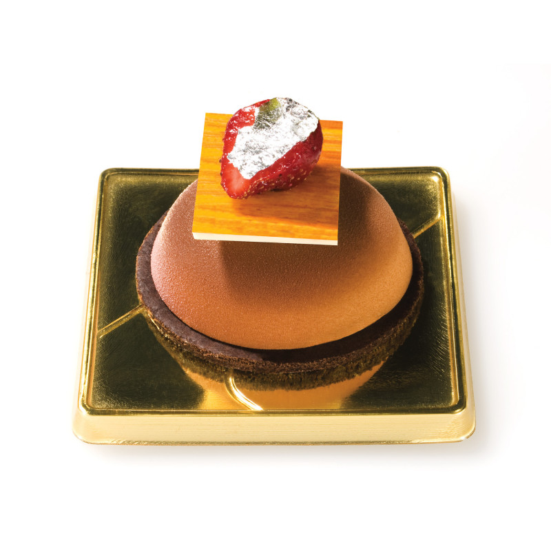 MOLDE FLAN MED SILICON TERRACOTA 6 CAVIDADES Ø70X17MM SILIKOMART SF046