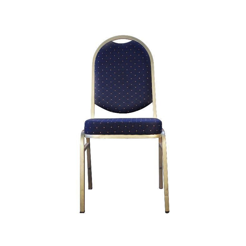 Silla Banquet apilable tapiz azul