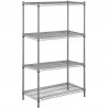 Estante Epóxico 90x45x180cm | Muebles Cocina Industrial | Steward.cl