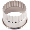 Cortador Masa Cilindro Acanalado Inox Sanneng 8Pzs