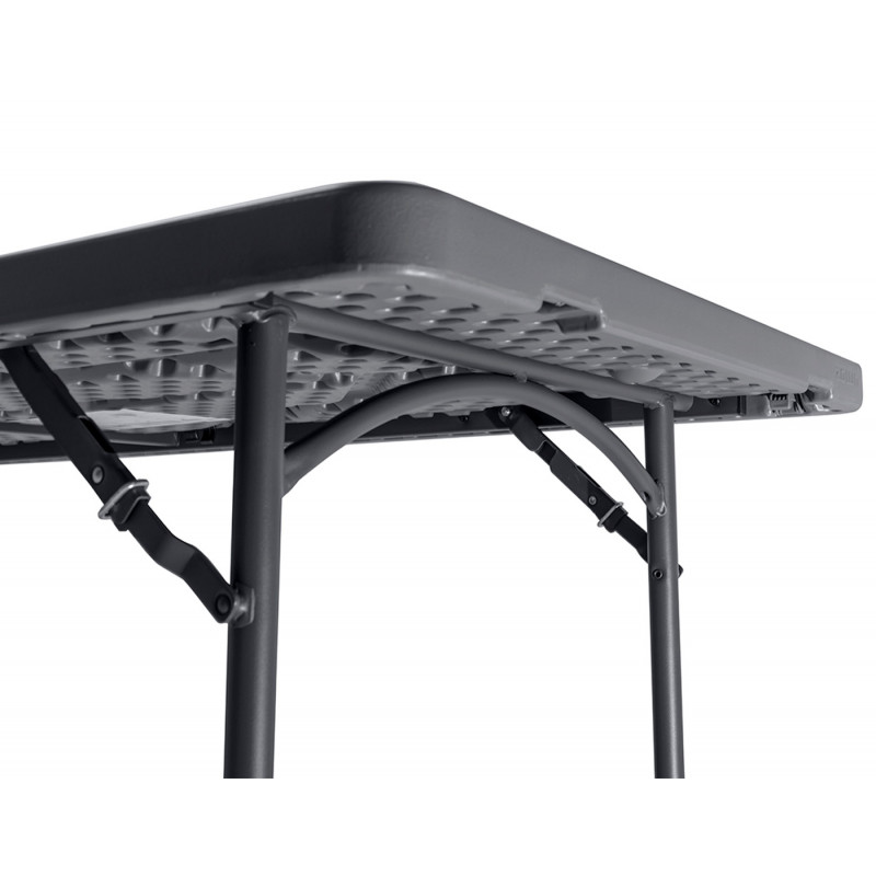 Mesa plastica gris 243x76cm Zown
