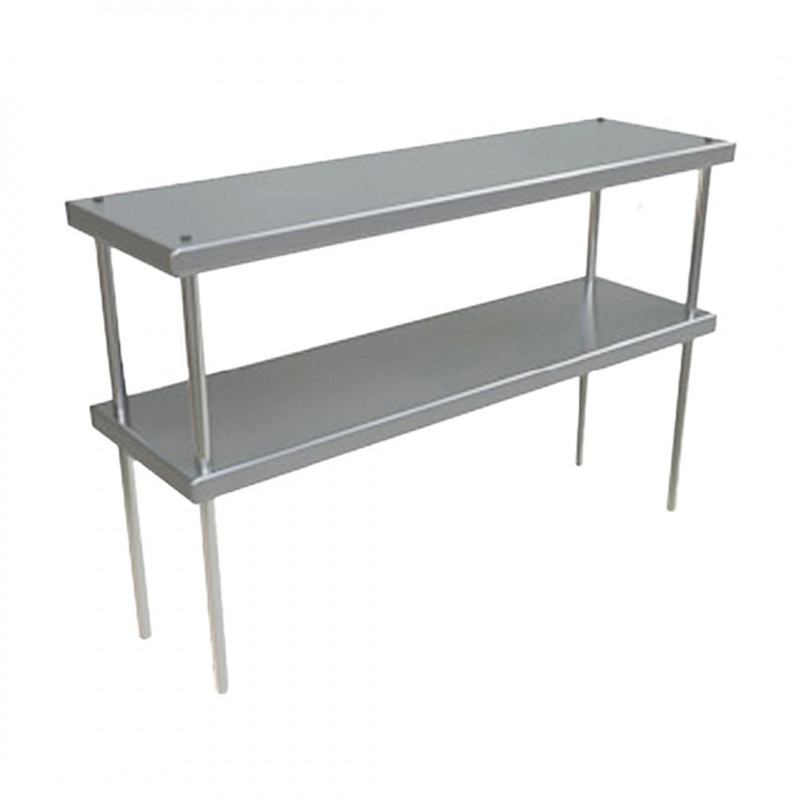 Repisa plateo doble 4 depósitos 143x30x60cm BC-BIG COOK
