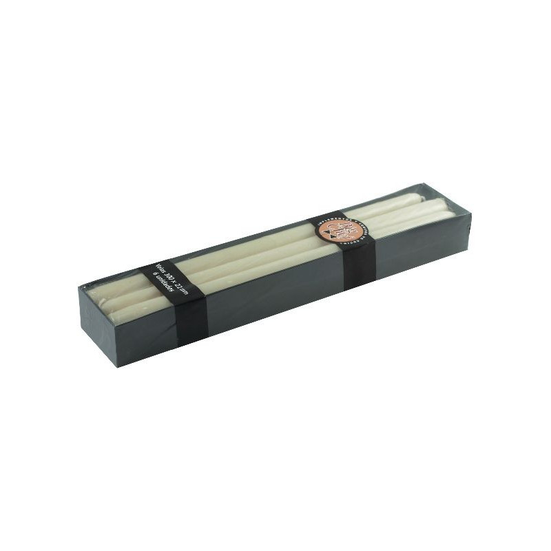 Vela Conica Marfil 30Cm 6Pzs Big Chef